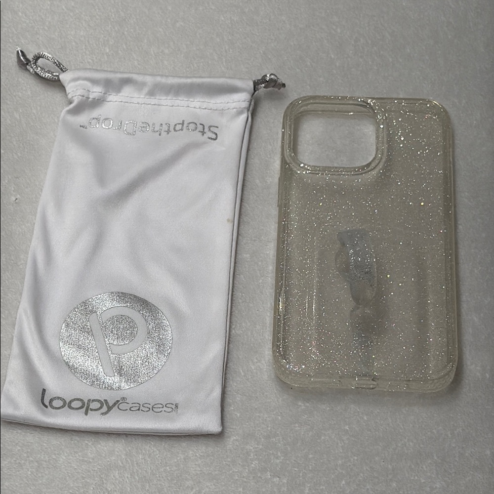 iPhone 14 Pro Max 6.7” Sparkle Clear Loopy (righty)